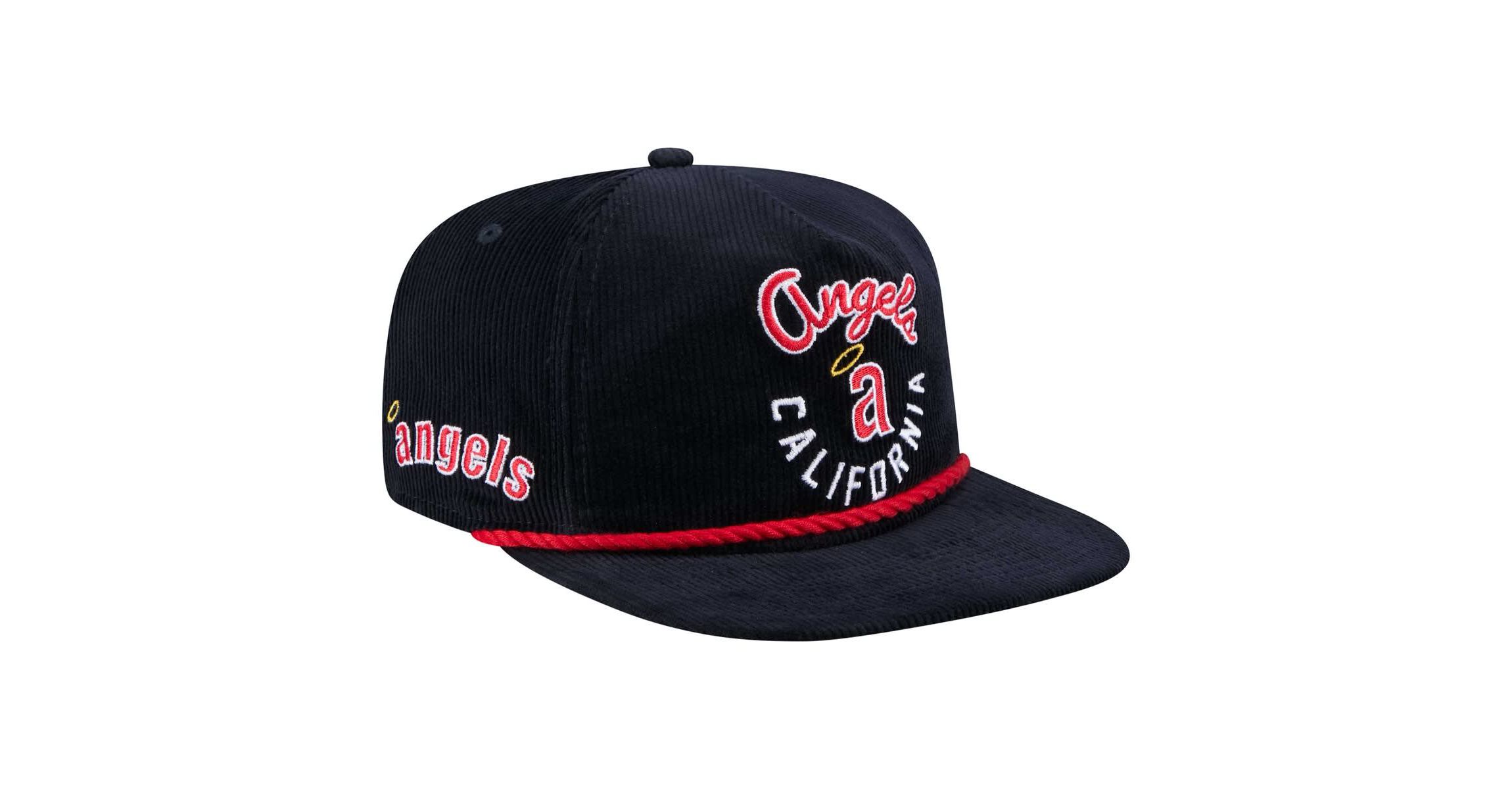 Cooperstown Teams California Angels Cooperstown Collection Full Circle Corduroy Golfer Adjustable Hat