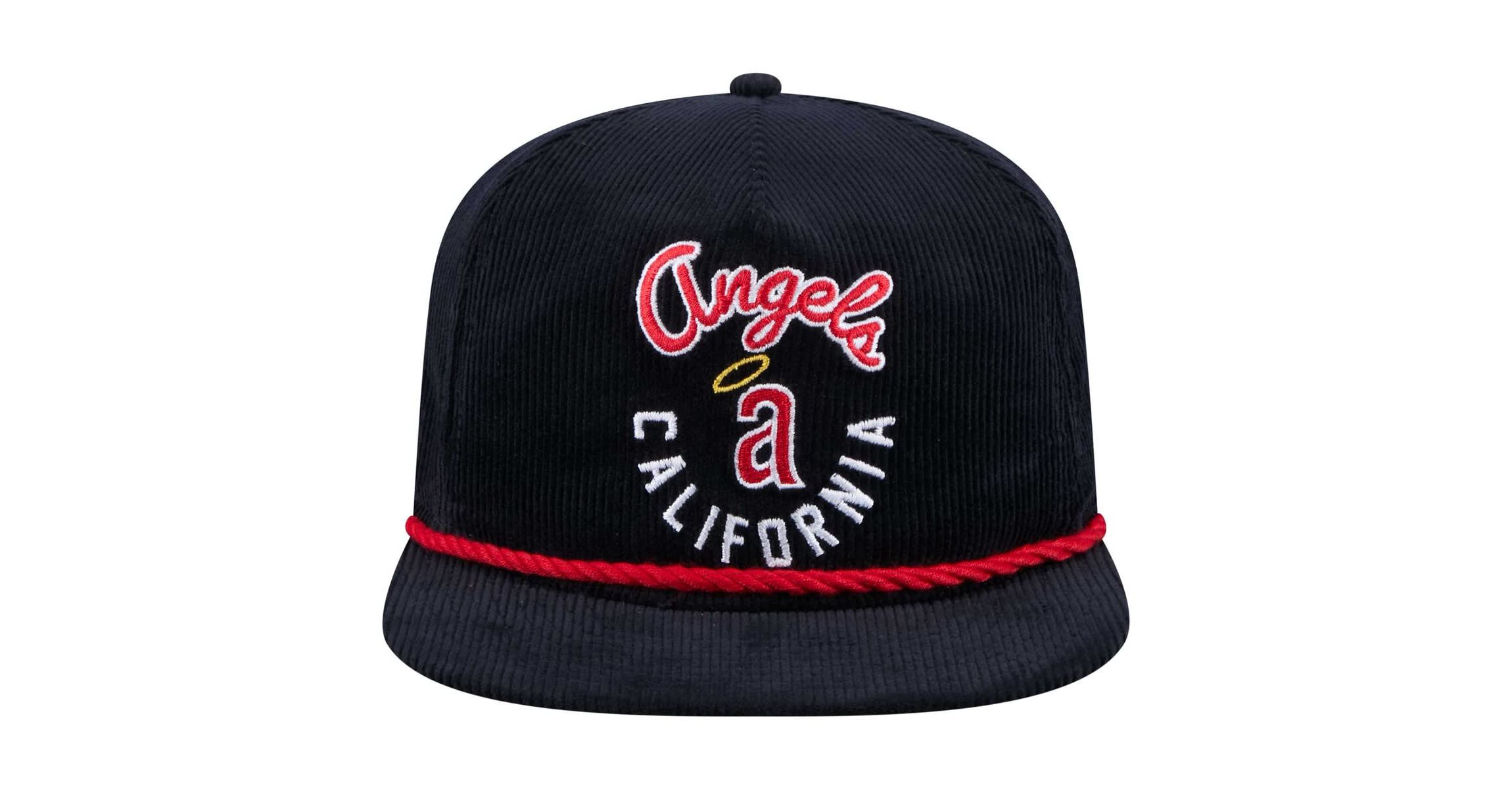 Cooperstown Teams California Angels Cooperstown Collection Full Circle Corduroy Golfer Adjustable Hat