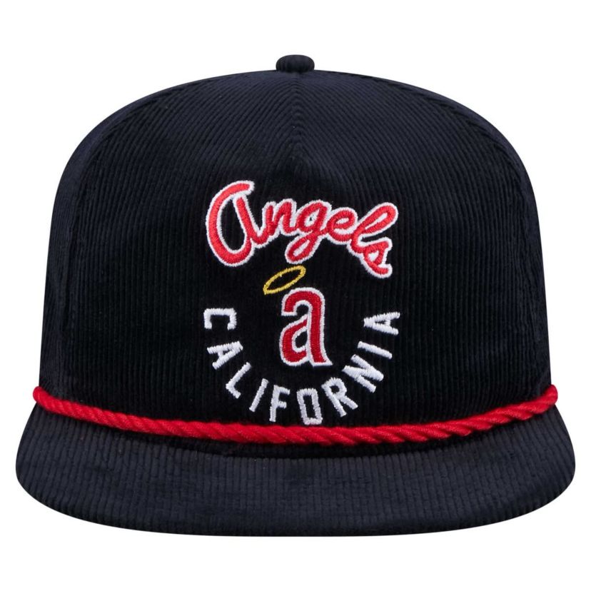 Cooperstown Teams California Angels Cooperstown Collection Full Circle Corduroy Golfer Adjustable Hat