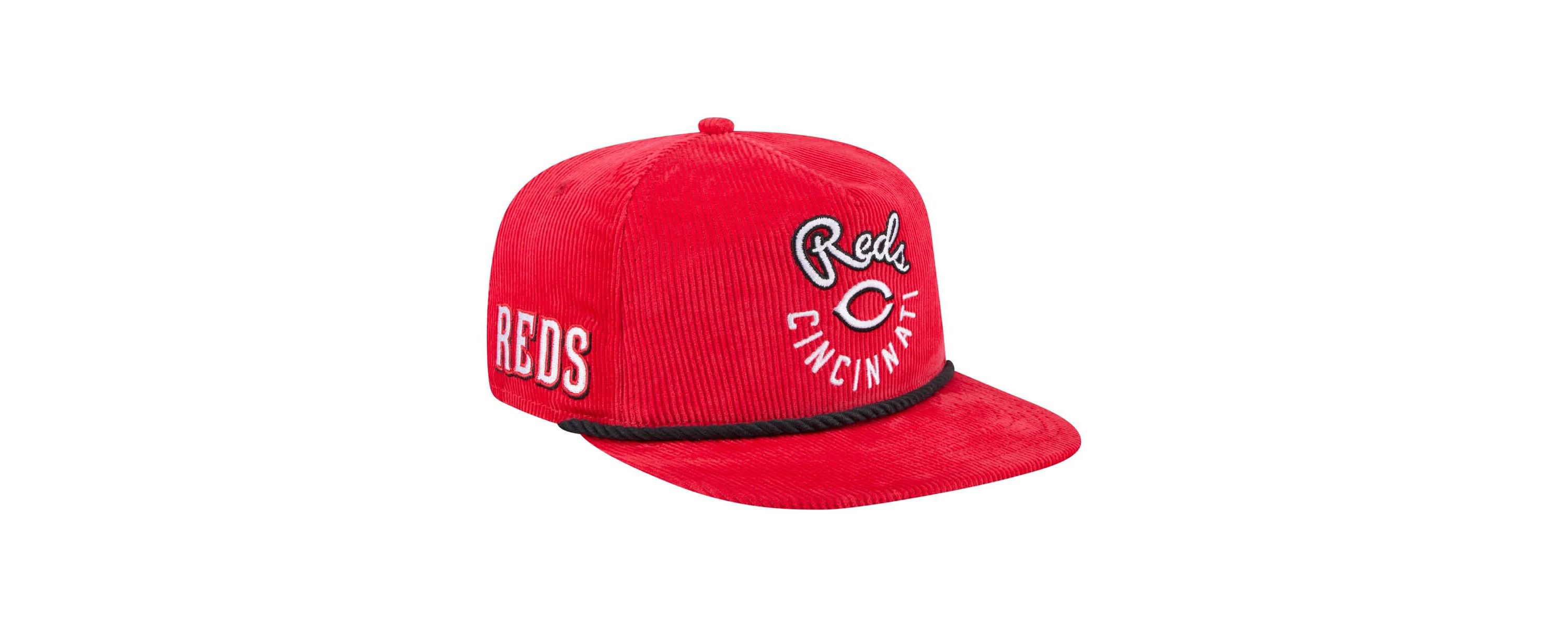 MLB Cincinnati Reds Full Circle Corduroy Golfer Adjustable Hat