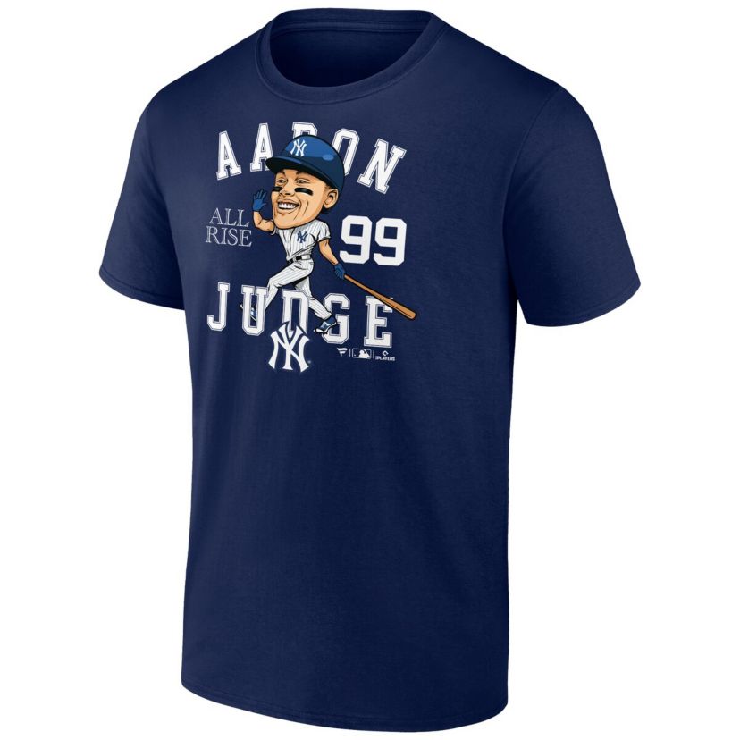 MLB Fanatics Aaron Judge New York Yankees Hometown Caricature T-Shirt