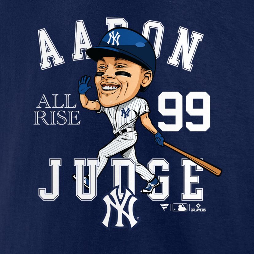 MLB Fanatics Aaron Judge New York Yankees Hometown Caricature T-Shirt