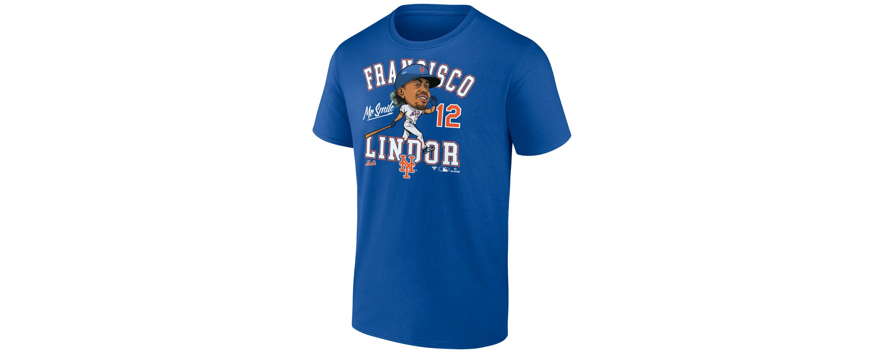 MLB Fanatics Francisco Lindor New York Mets Hometown Caricature T-Shirt