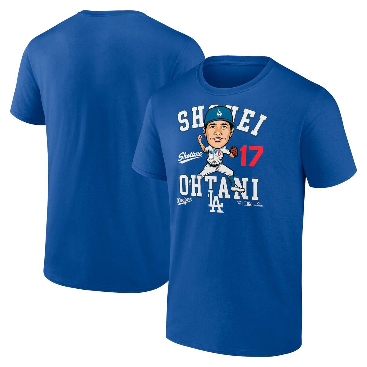 MLB Fanatics Shohei Ohtani Los Angeles Dodgers Hometown Caricature T-Shirt