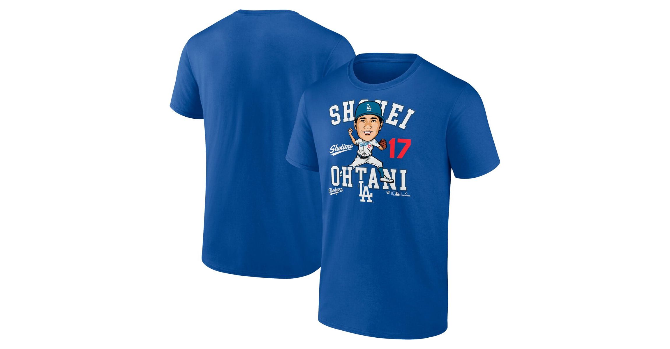MLB Fanatics Shohei Ohtani Los Angeles Dodgers Hometown Caricature T-Shirt