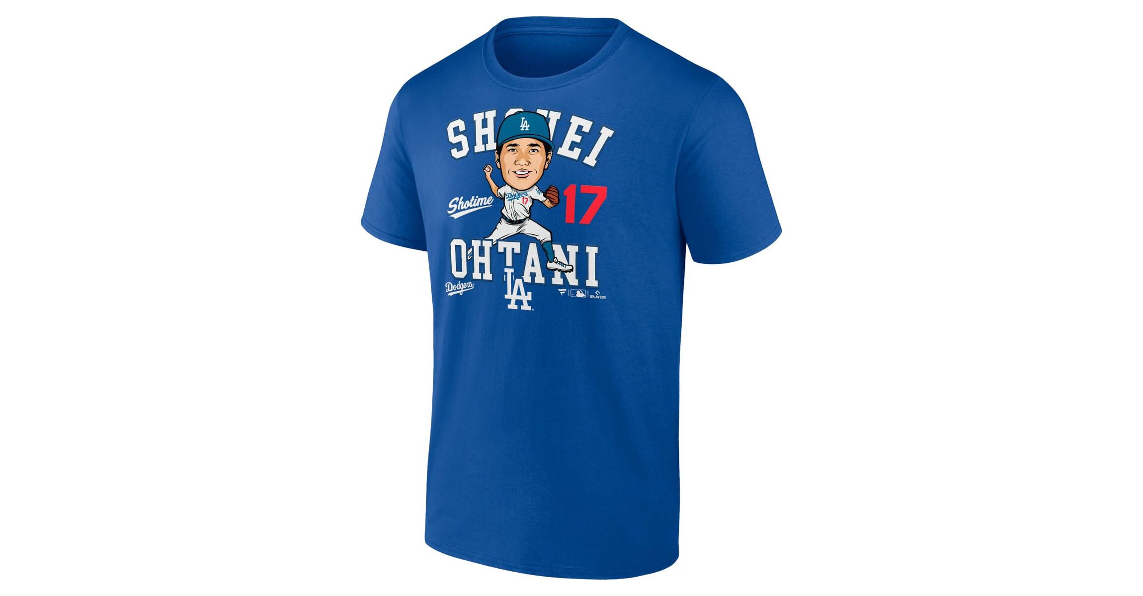 MLB Fanatics Shohei Ohtani Los Angeles Dodgers Hometown Caricature T-Shirt