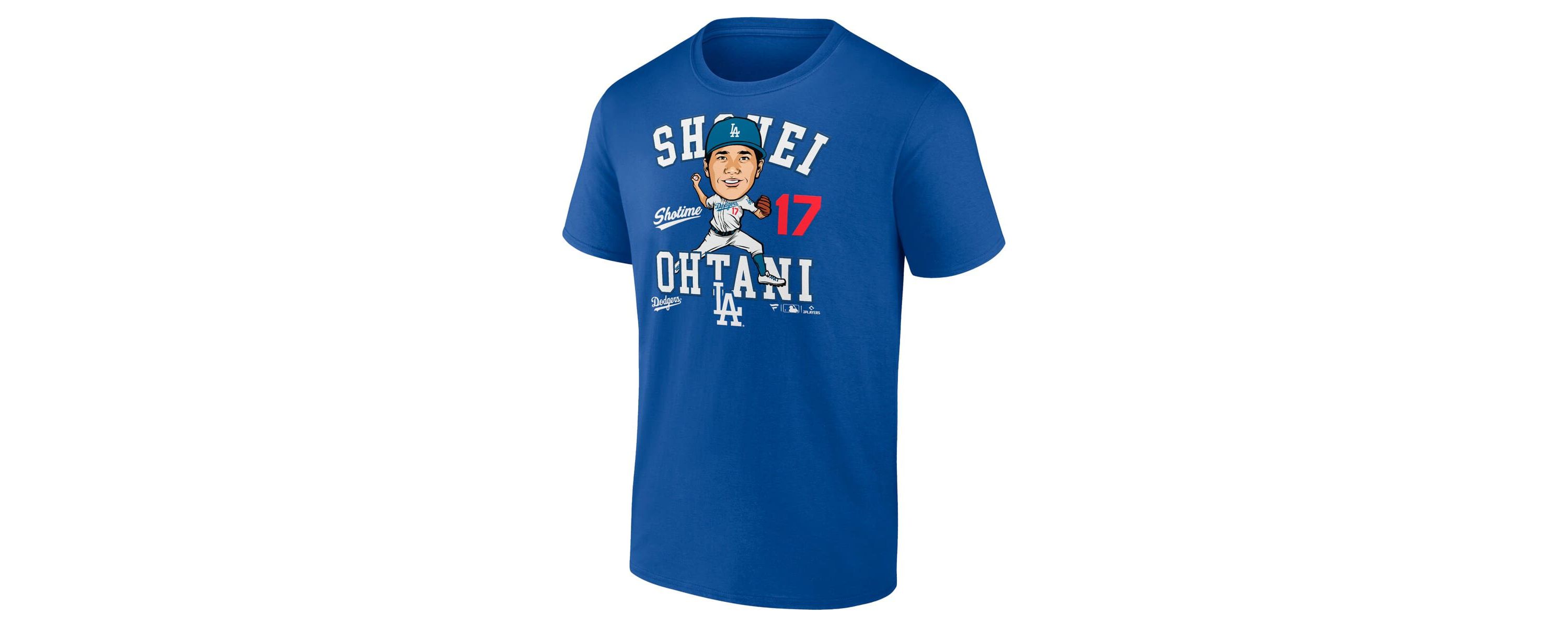 MLB Fanatics Shohei Ohtani Los Angeles Dodgers Hometown Caricature T-Shirt