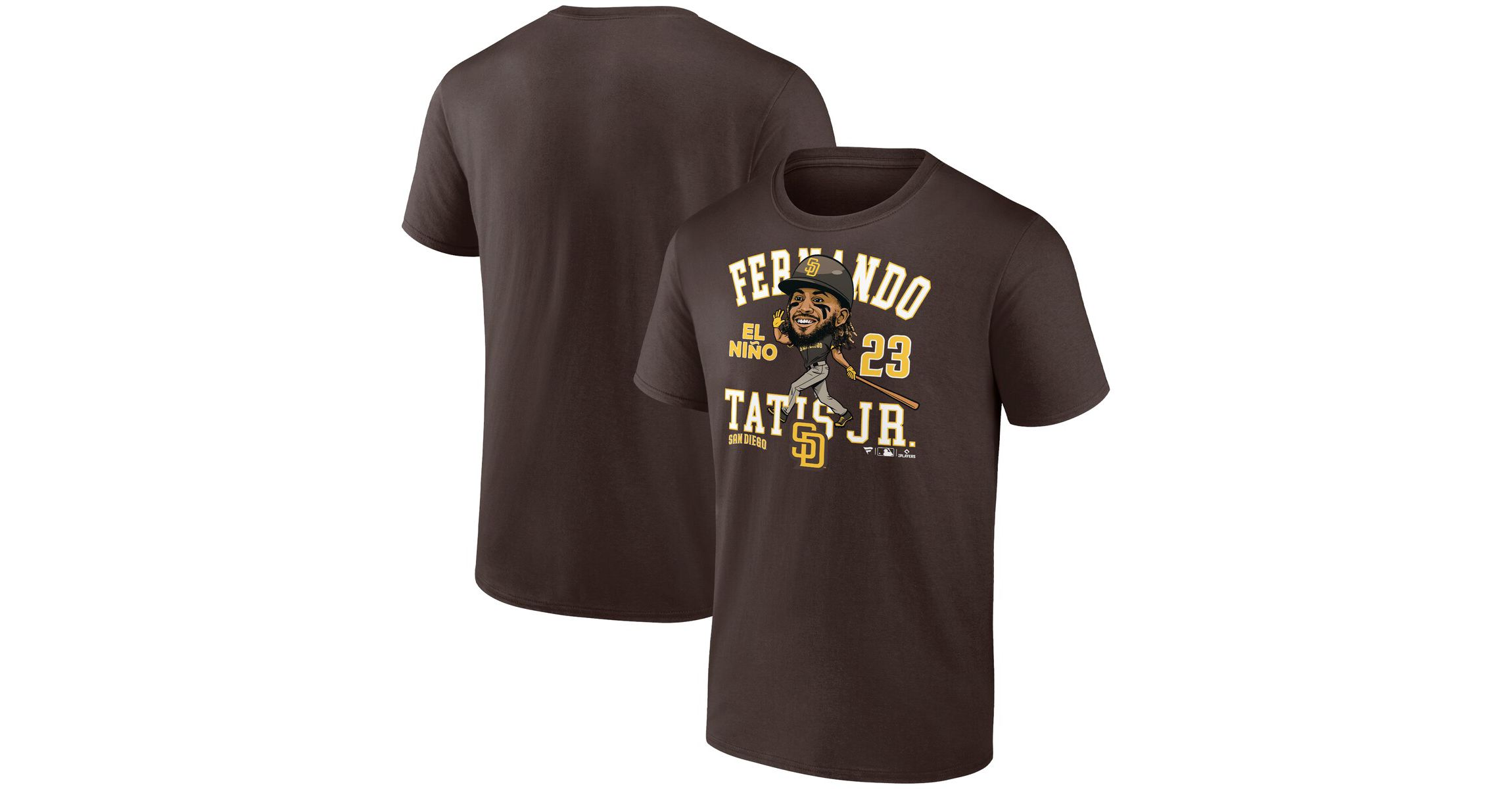 MLB Fanatics Fernando Tatis Jr. San Diego Padres Hometown Caricature T-Shirt