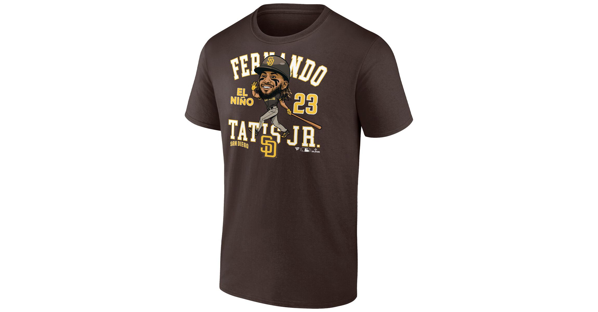 MLB Fanatics Fernando Tatis Jr. San Diego Padres Hometown Caricature T-Shirt