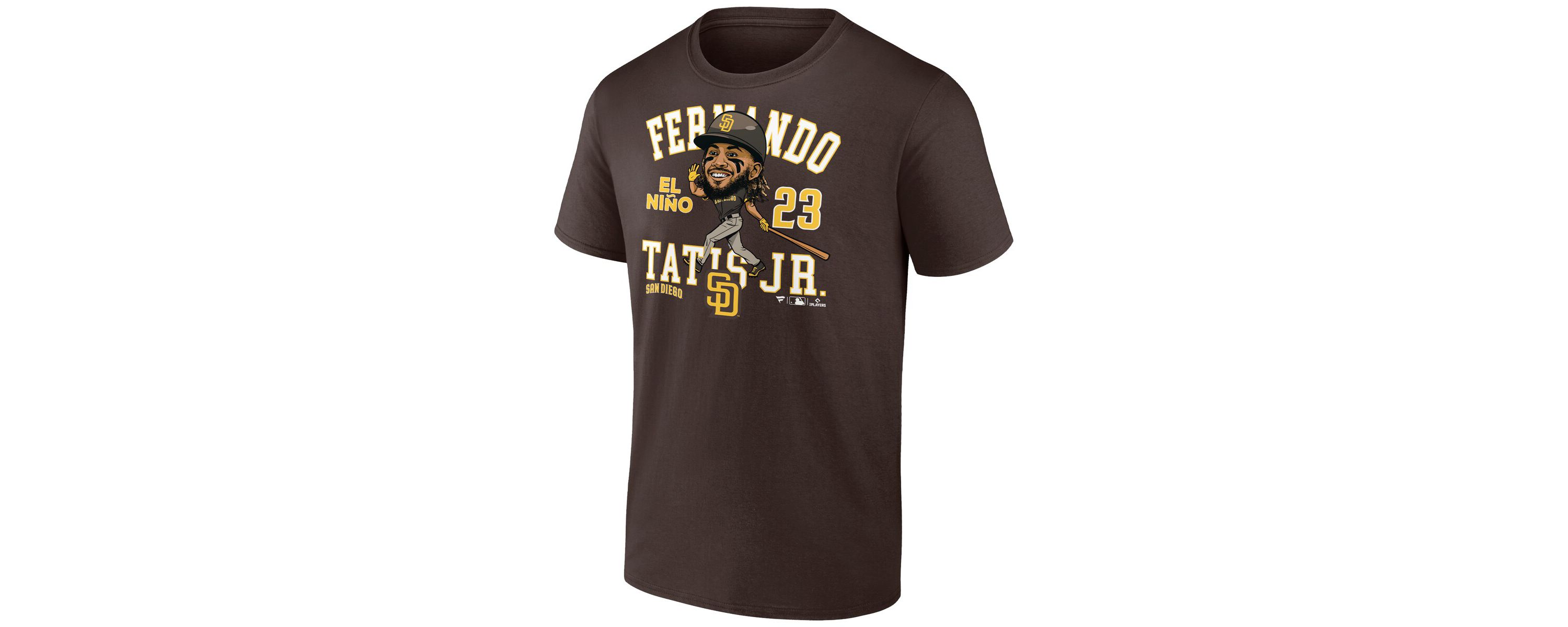 MLB Fanatics Fernando Tatis Jr. San Diego Padres Hometown Caricature T-Shirt