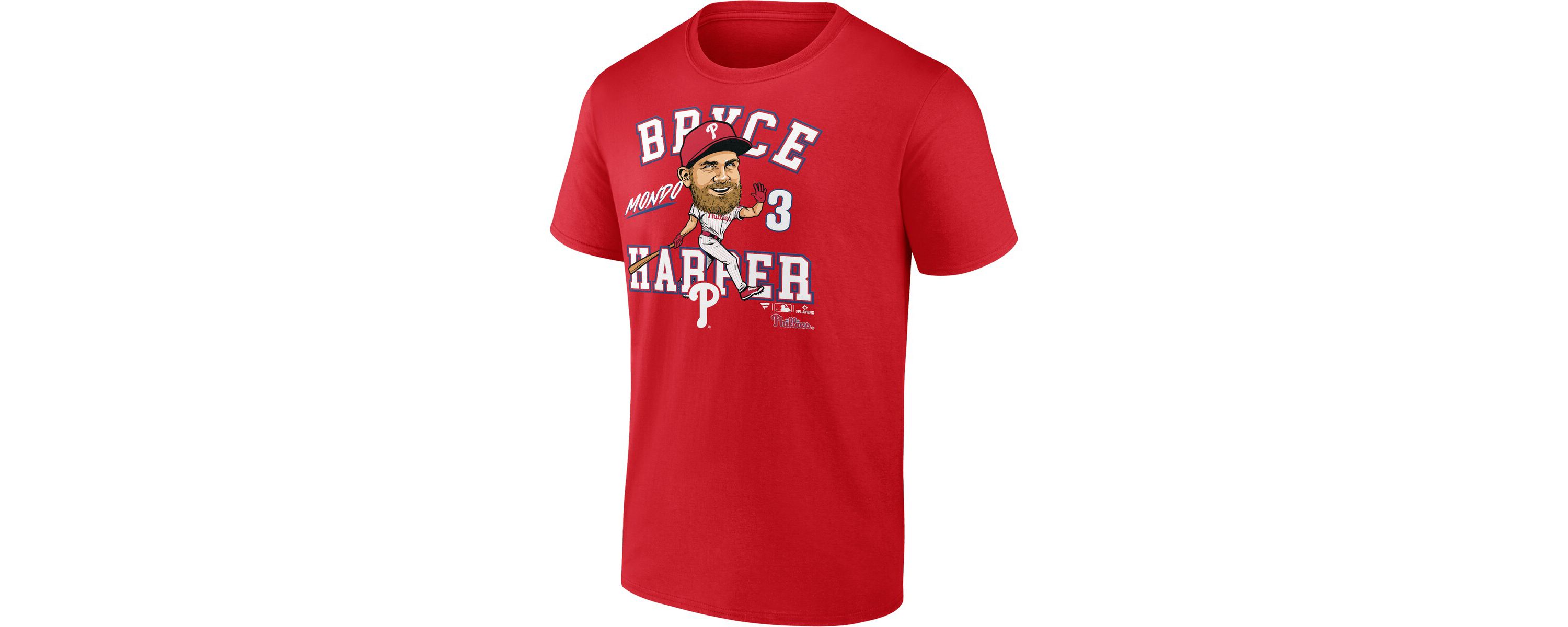 MLB Fanatics Bryce Harper Philadelphia Phillies Hometown Caricature T-Shirt