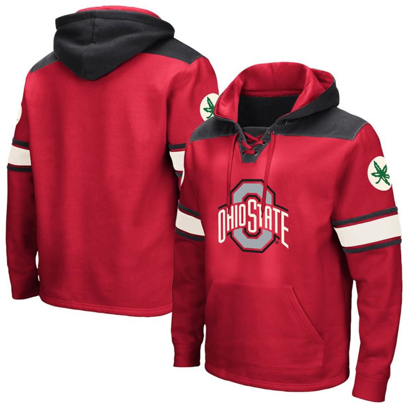 NCAA Ohio State Buckeyes Lace-Up 2.0 Pullover Hoodie