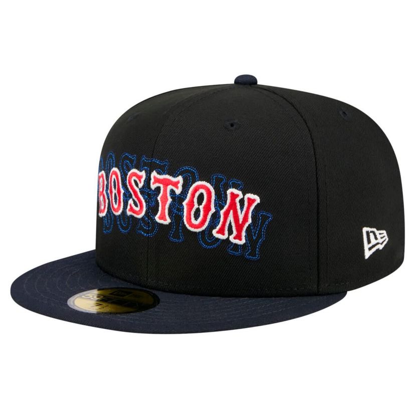 Boston Red Sox MLB Boston Sox Shadow Stitch 59FIFTY Fitted Hat