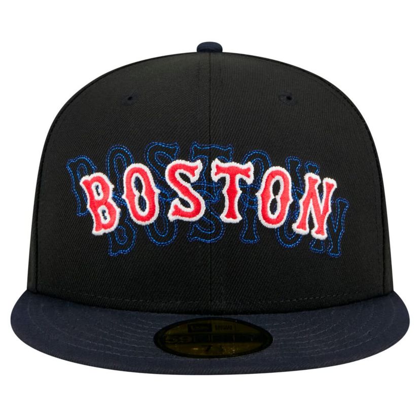 Boston Red Sox MLB Boston Sox Shadow Stitch 59FIFTY Fitted Hat