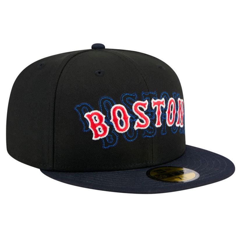 Boston Red Sox MLB Boston Sox Shadow Stitch 59FIFTY Fitted Hat