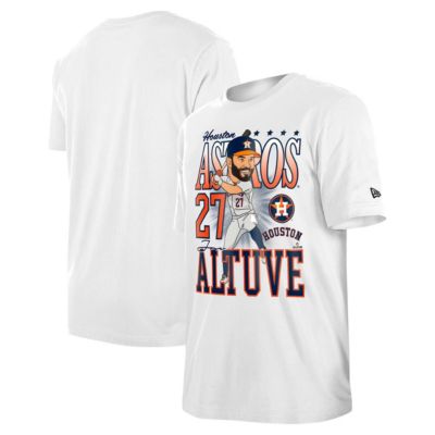 New Era Men's MLB Jose Altuve Houston Astros Caricature T-Shirt