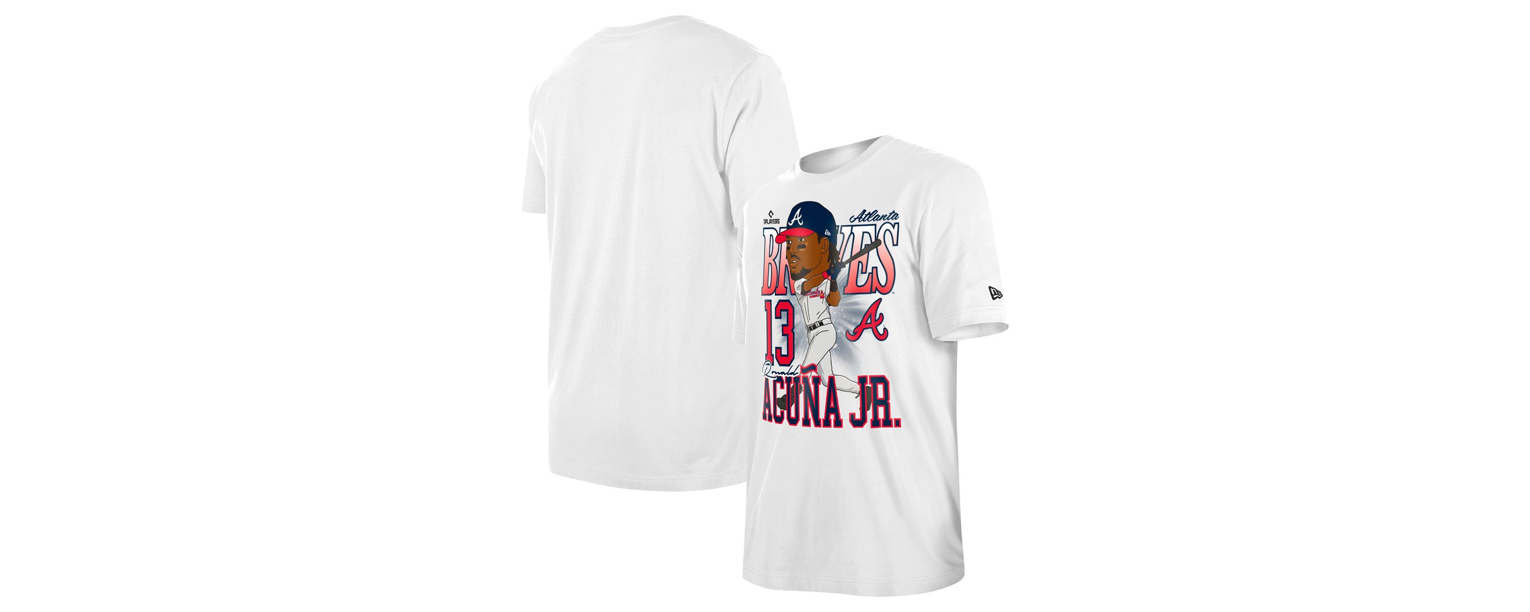 MLB Ronald Acuña Jr. Atlanta Braves Caricature T-Shirt
