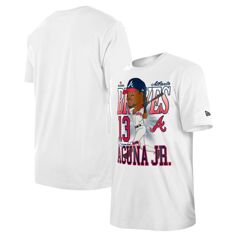 MLB Ronald Acuña Jr. Atlanta Braves Caricature T-Shirt