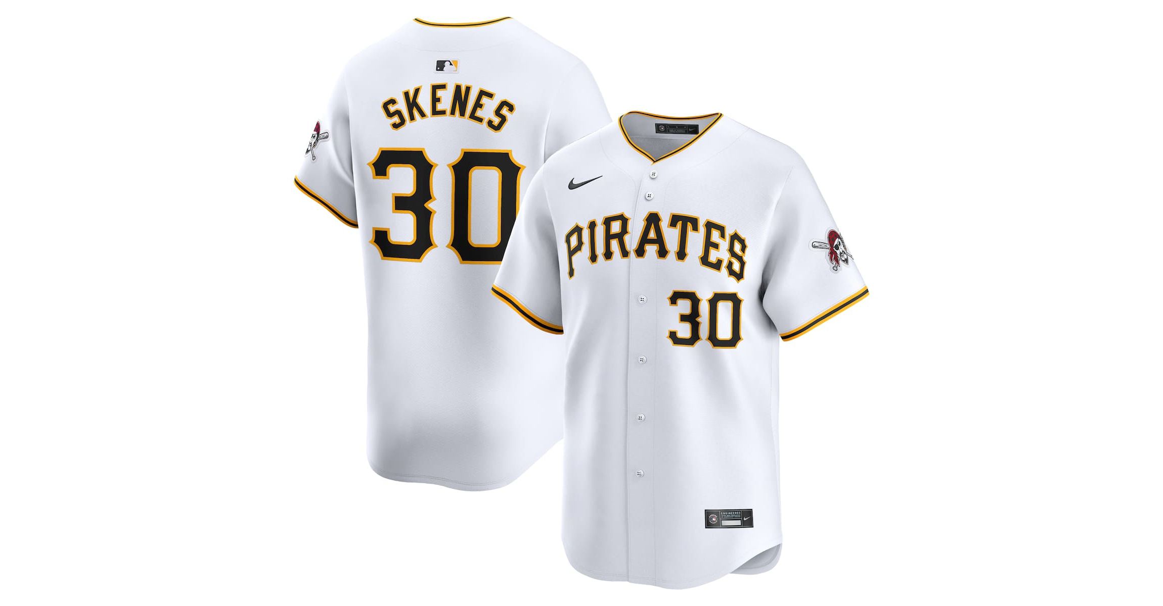 MLB Nike Paul Skenes Pittsburgh Pirates Home Limited Player Jersey