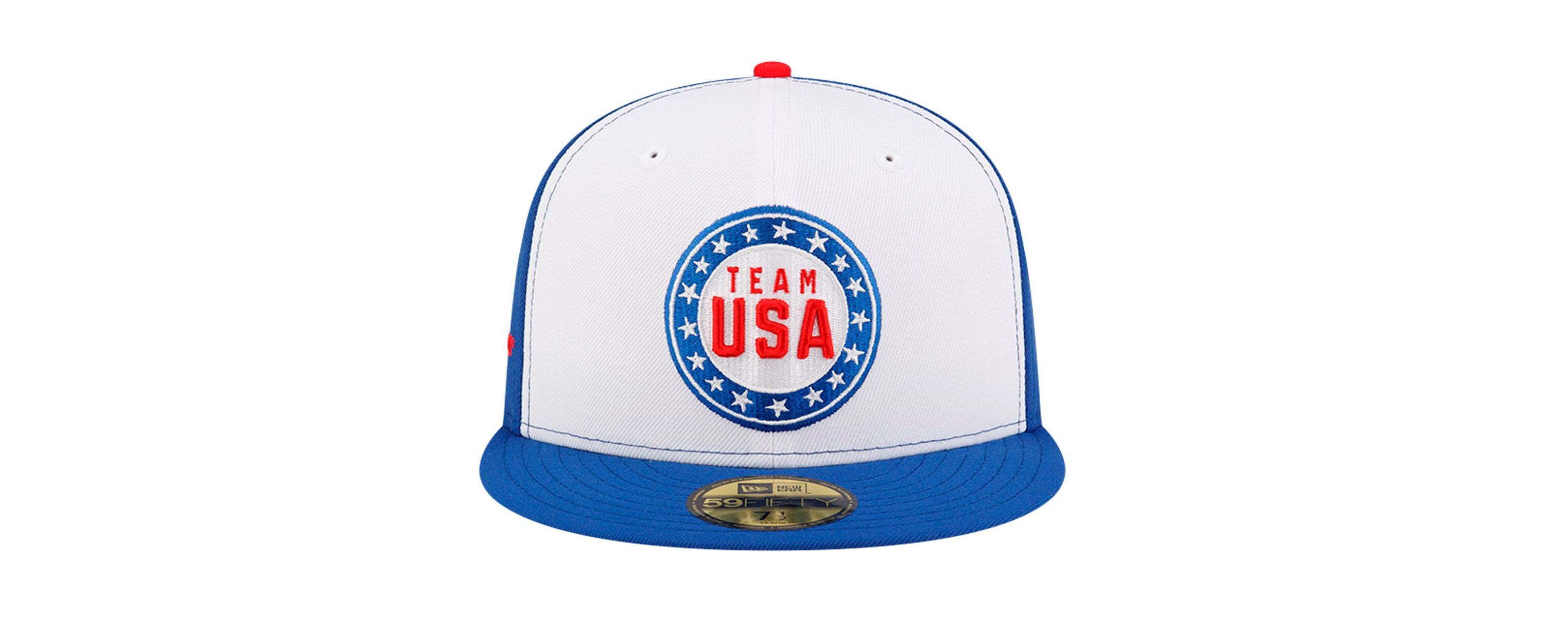 Olympics White/Blue Looney Tunes x Team USA Circle 59FIFTY Fitted Hat