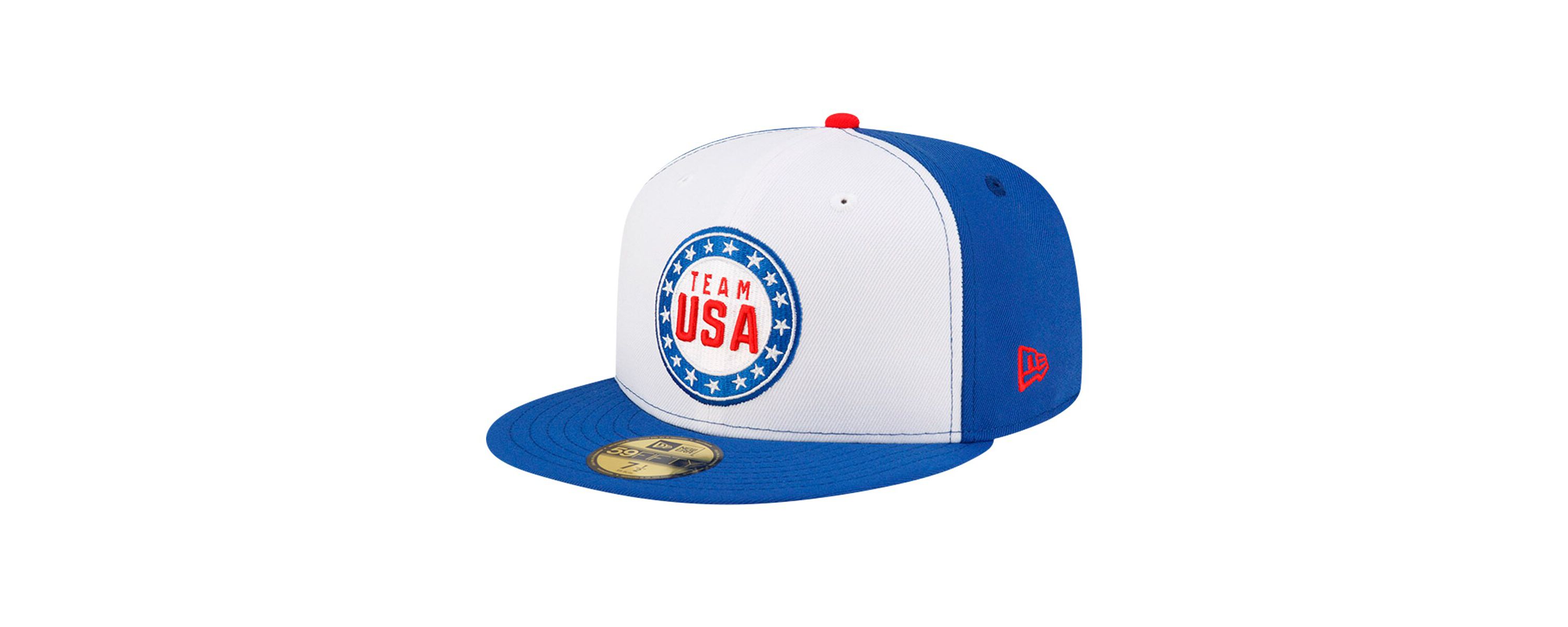 Olympics White/Blue Looney Tunes x Team USA Circle 59FIFTY Fitted Hat
