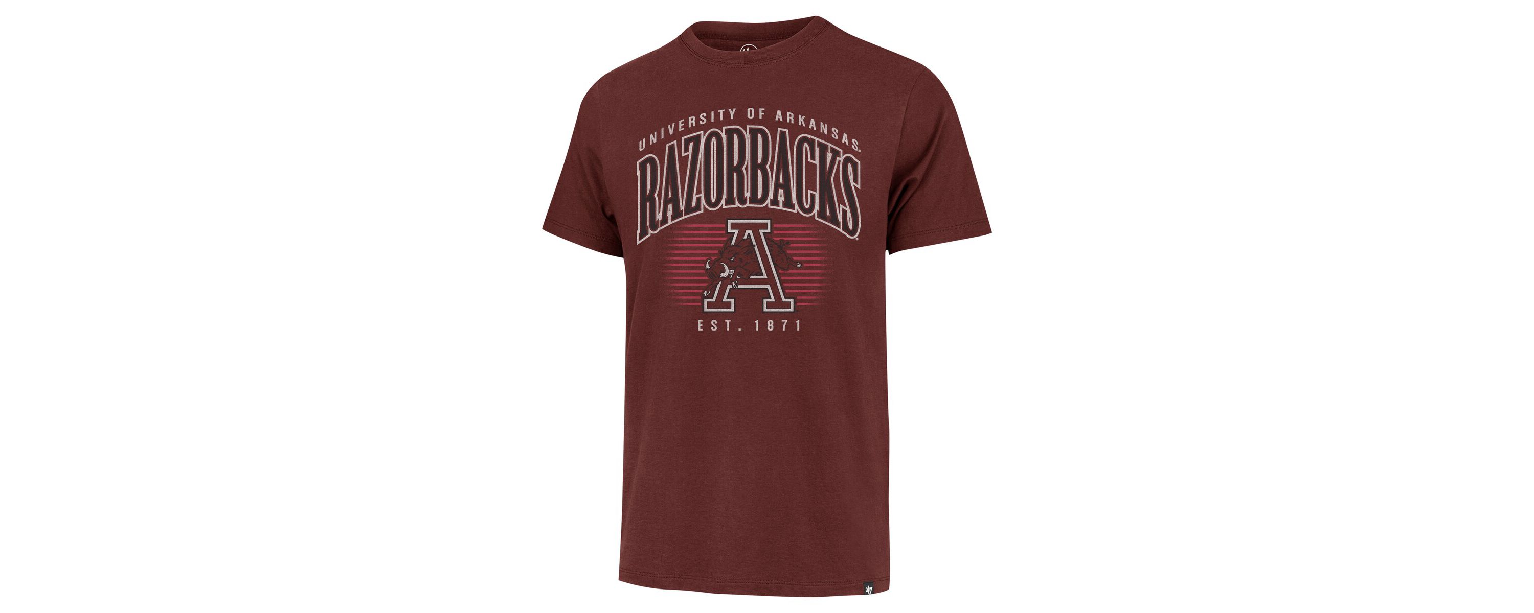 NCAA Arkansas Razorbacks Double Header Franklin T-Shirt