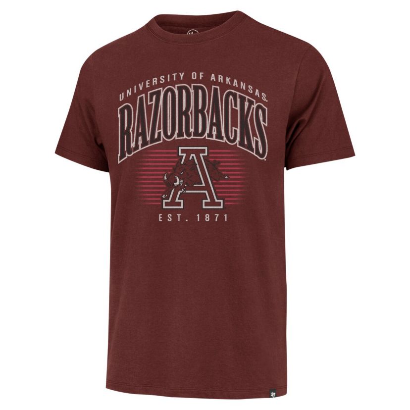 NCAA Arkansas Razorbacks Double Header Franklin T-Shirt