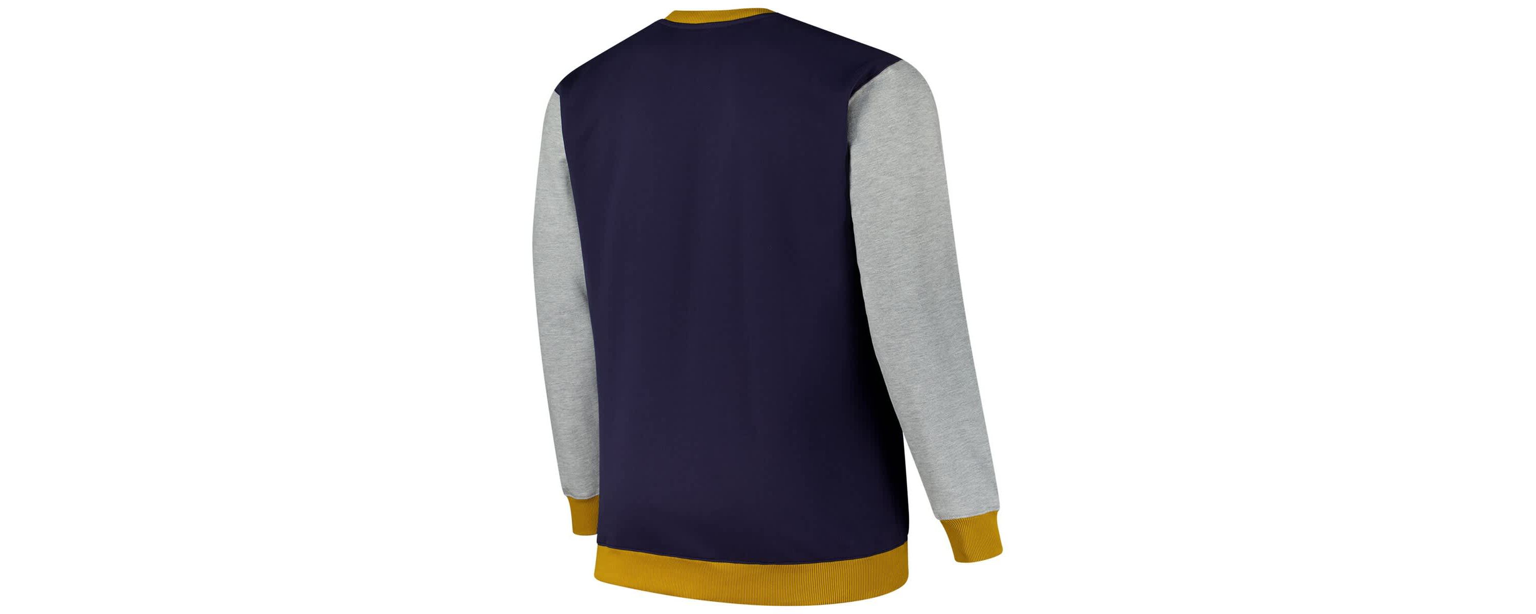 NCAA Fanatics Notre Dame Fighting Irish Contrast Sleeve Large Chest Big & Tall Pullover Sweatshirt