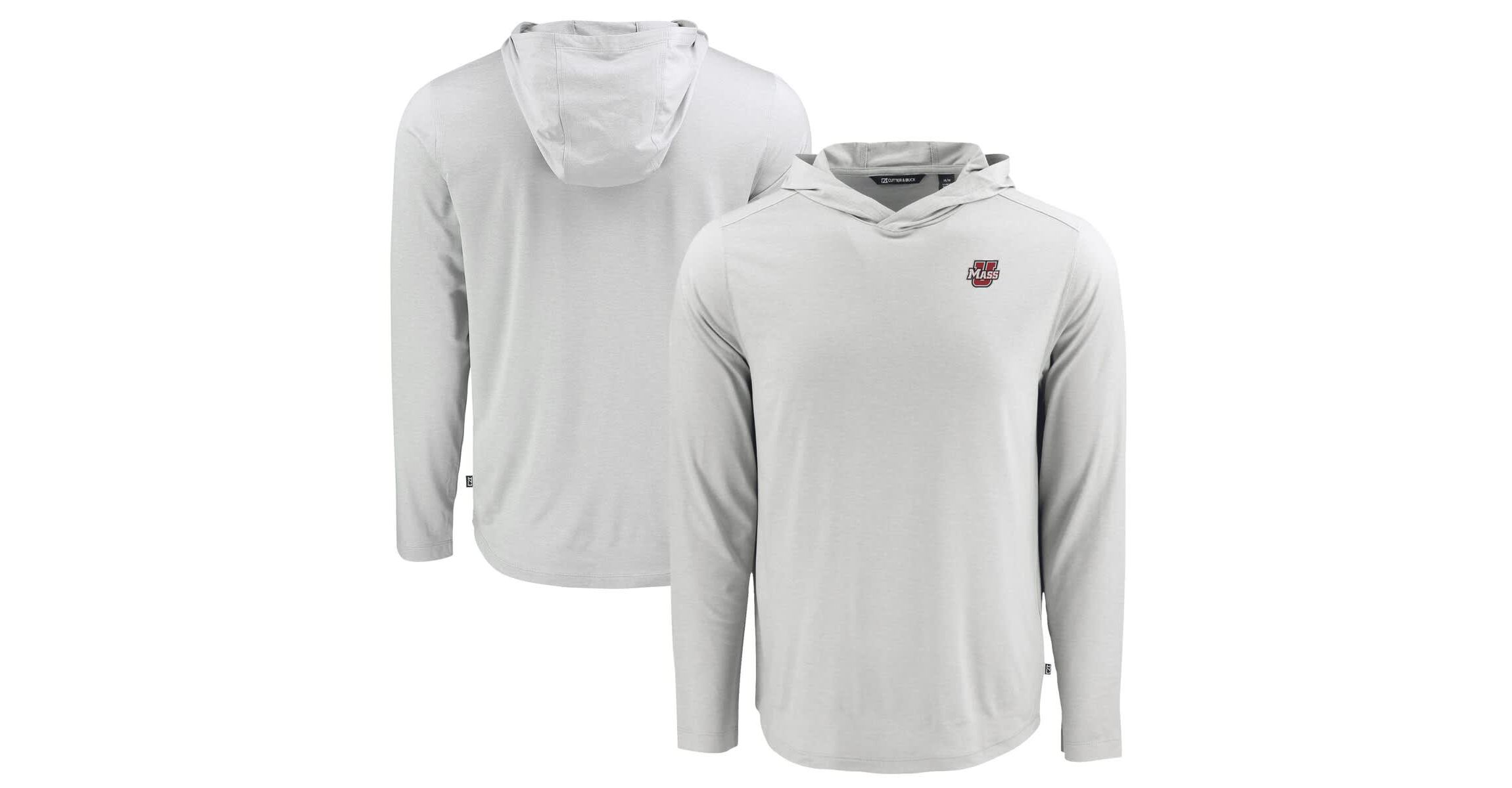 NCAA UMass Minutemen Coastline Epic Comfort Eco Recycled Long Sleeve Hoodie T-Shirt