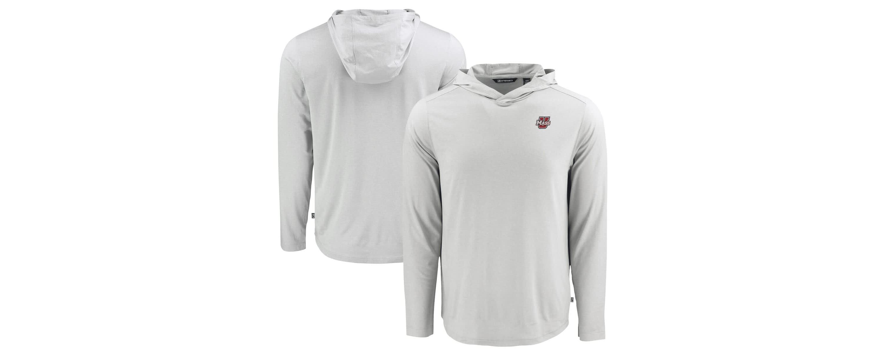 NCAA UMass Minutemen Coastline Epic Comfort Eco Recycled Long Sleeve Hoodie T-Shirt