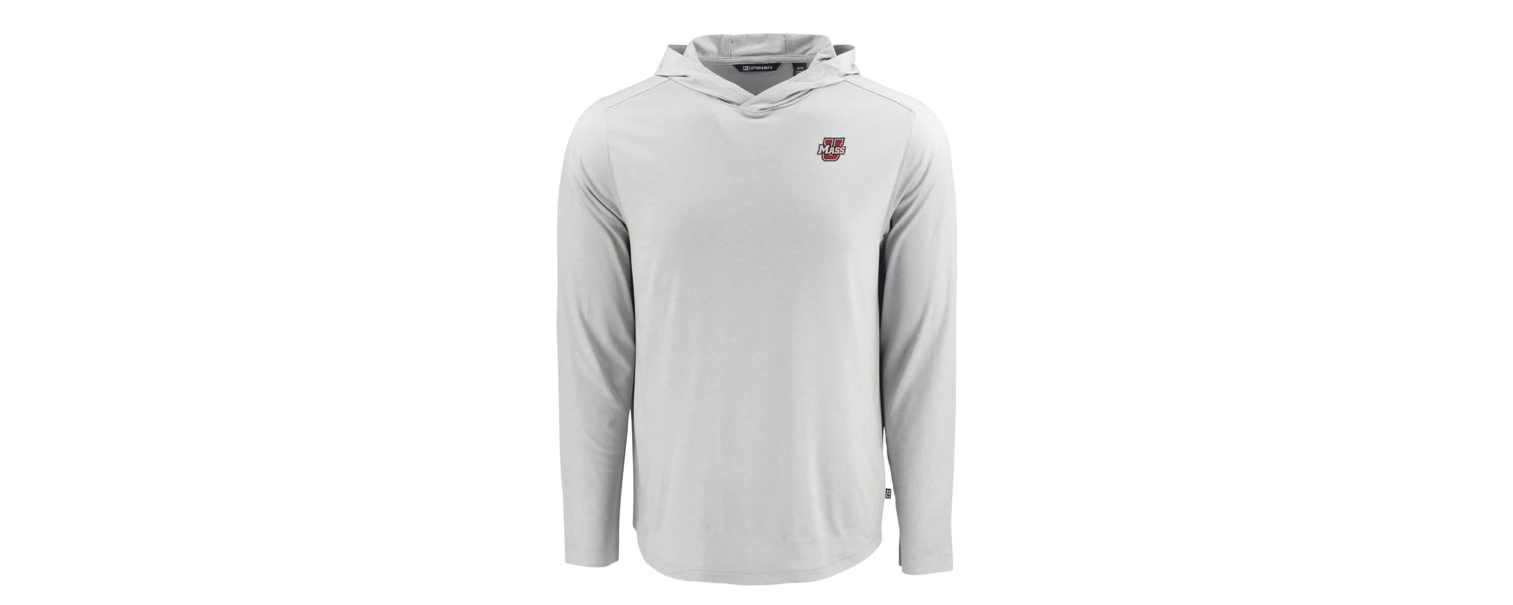 NCAA UMass Minutemen Coastline Epic Comfort Eco Recycled Long Sleeve Hoodie T-Shirt