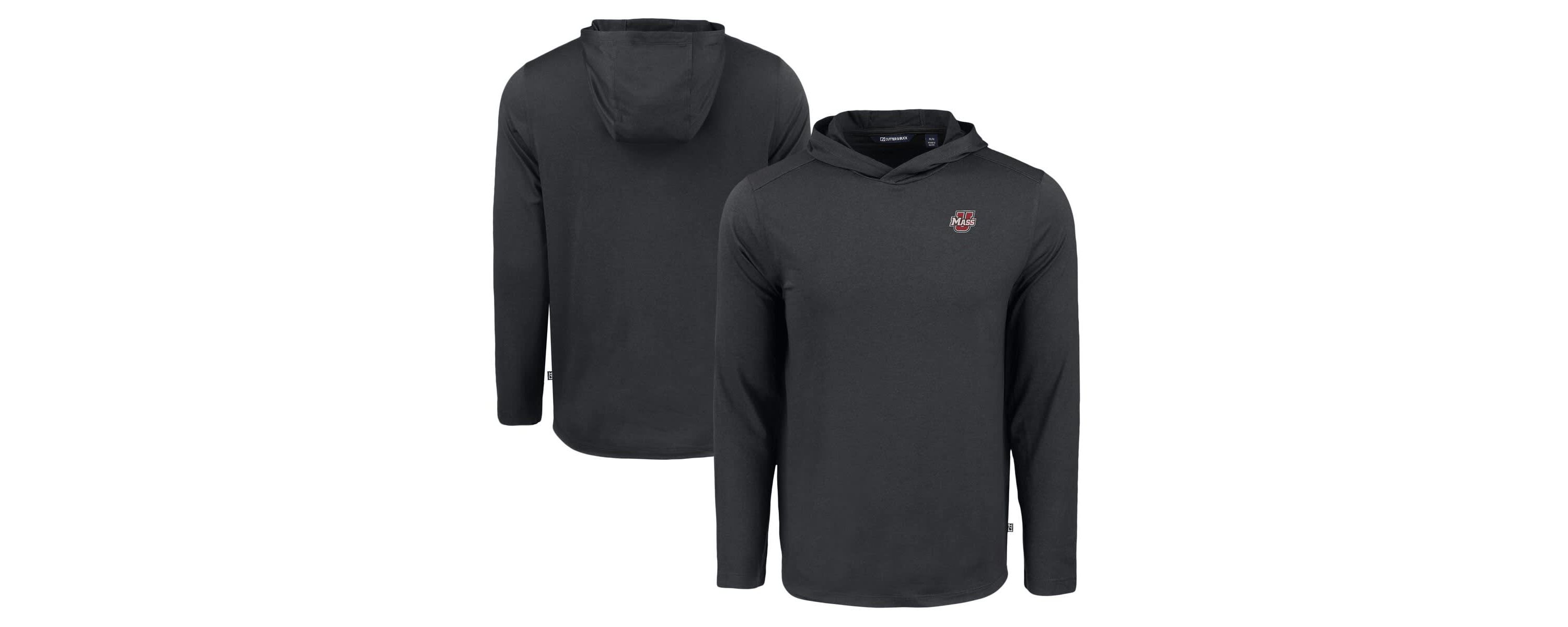 NCAA UMass Minutemen Coastline Epic Comfort Eco Recycled Long Sleeve Hoodie T-Shirt