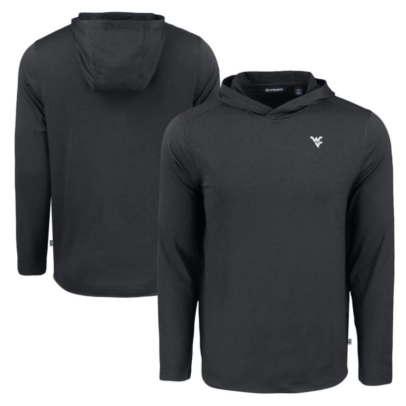 NCAA West Virginia Mountaineers Coastline Epic Comfort Eco Recycled Long Sleeve Hoodie T-Shirt