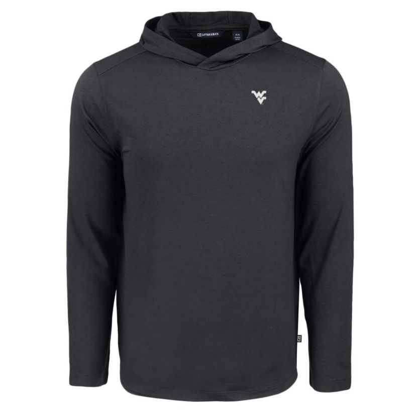 NCAA West Virginia Mountaineers Coastline Epic Comfort Eco Recycled Long Sleeve Hoodie T-Shirt