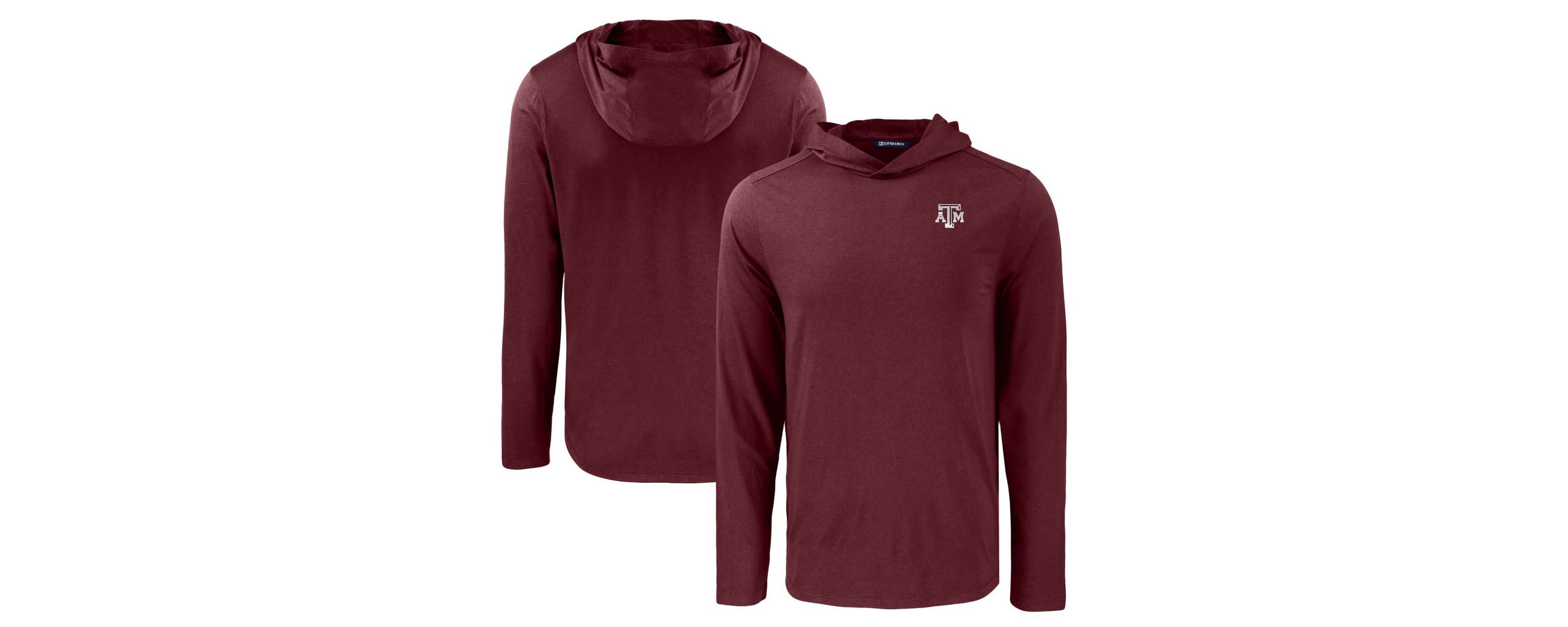 NCAA Texas A&M Aggies Coastline Epic Comfort Eco Recycled Long Sleeve Hoodie T-Shirt