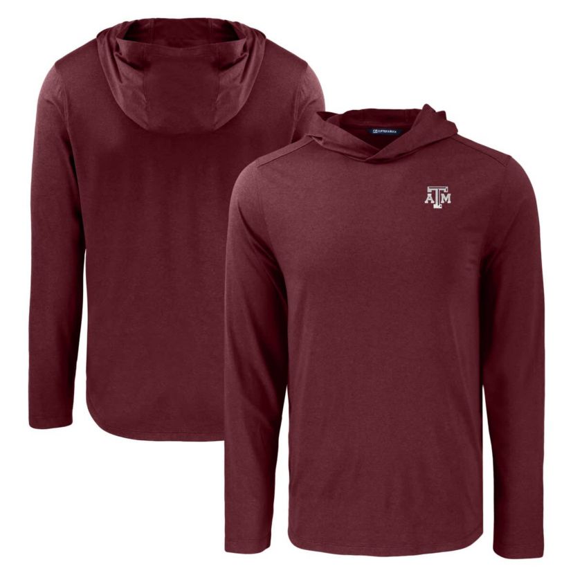 NCAA Texas A&M Aggies Coastline Epic Comfort Eco Recycled Long Sleeve Hoodie T-Shirt