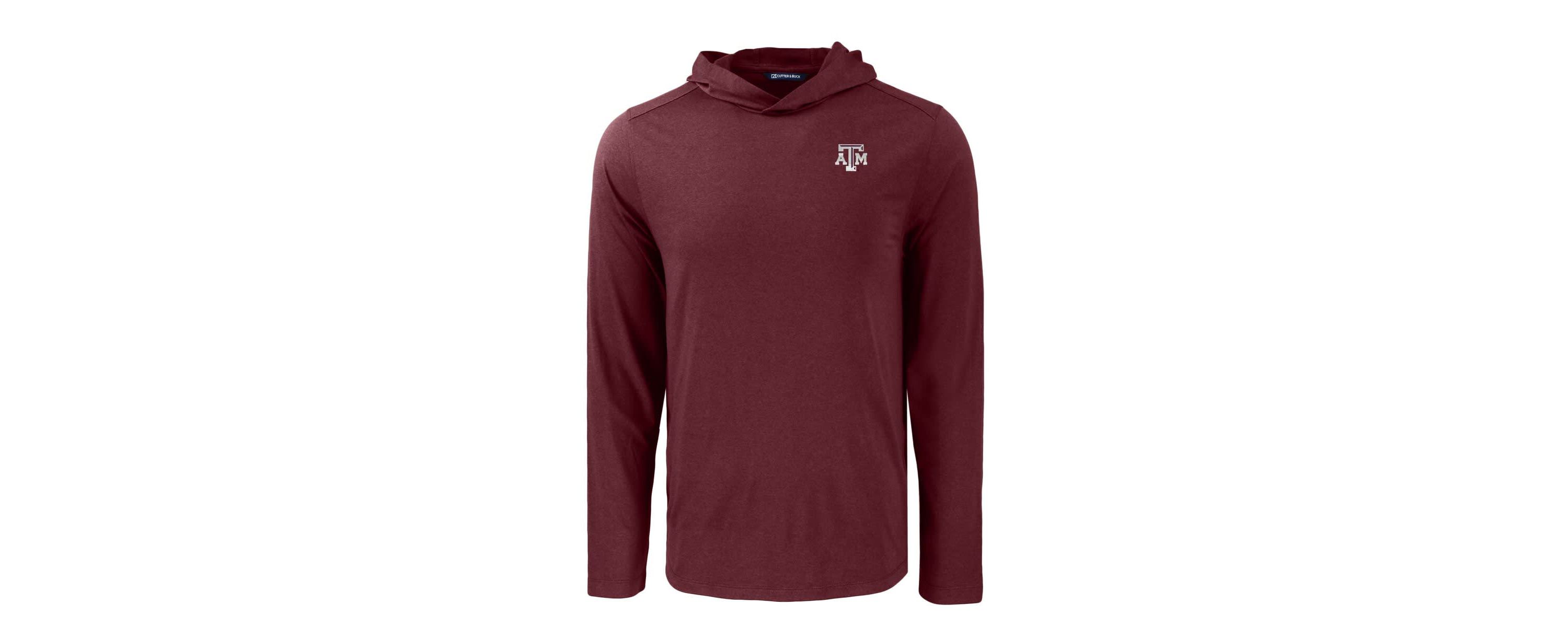 NCAA Texas A&M Aggies Coastline Epic Comfort Eco Recycled Long Sleeve Hoodie T-Shirt