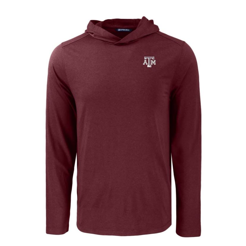 NCAA Texas A&M Aggies Coastline Epic Comfort Eco Recycled Long Sleeve Hoodie T-Shirt
