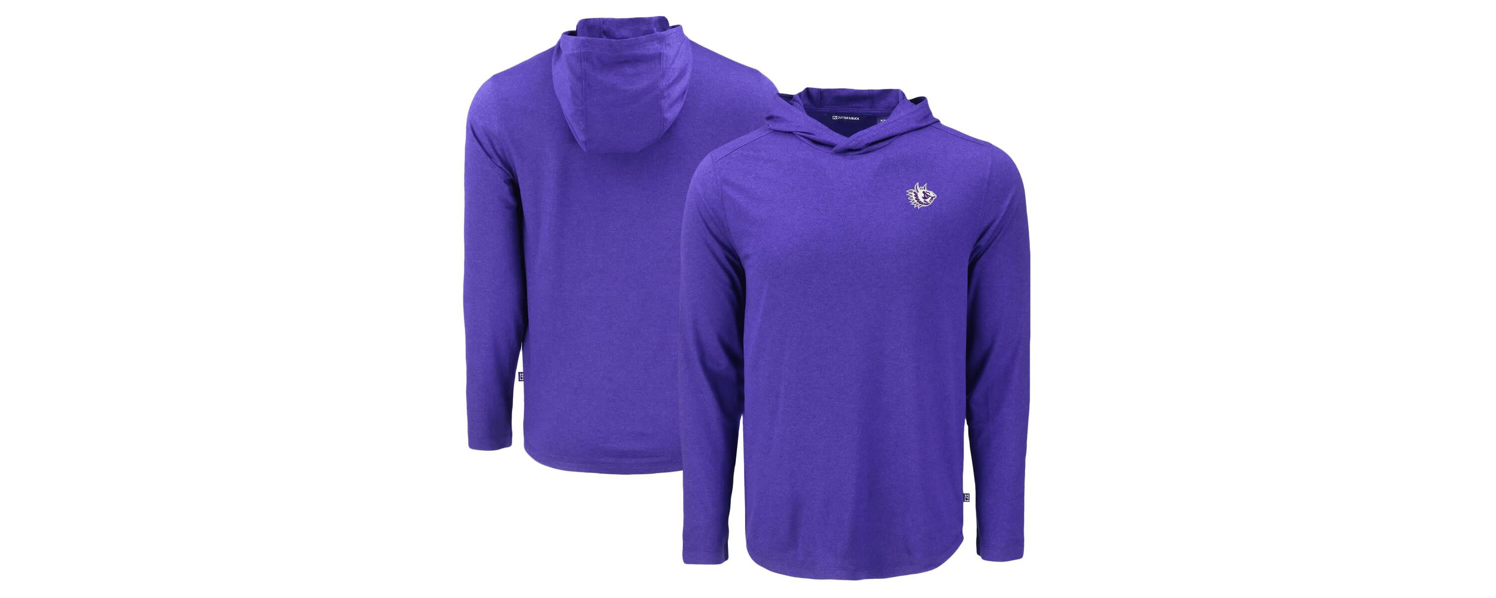 NCAA TCU Horned Frogs Coastline Epic Comfort Eco Recycled Long Sleeve Hoodie T-Shirt