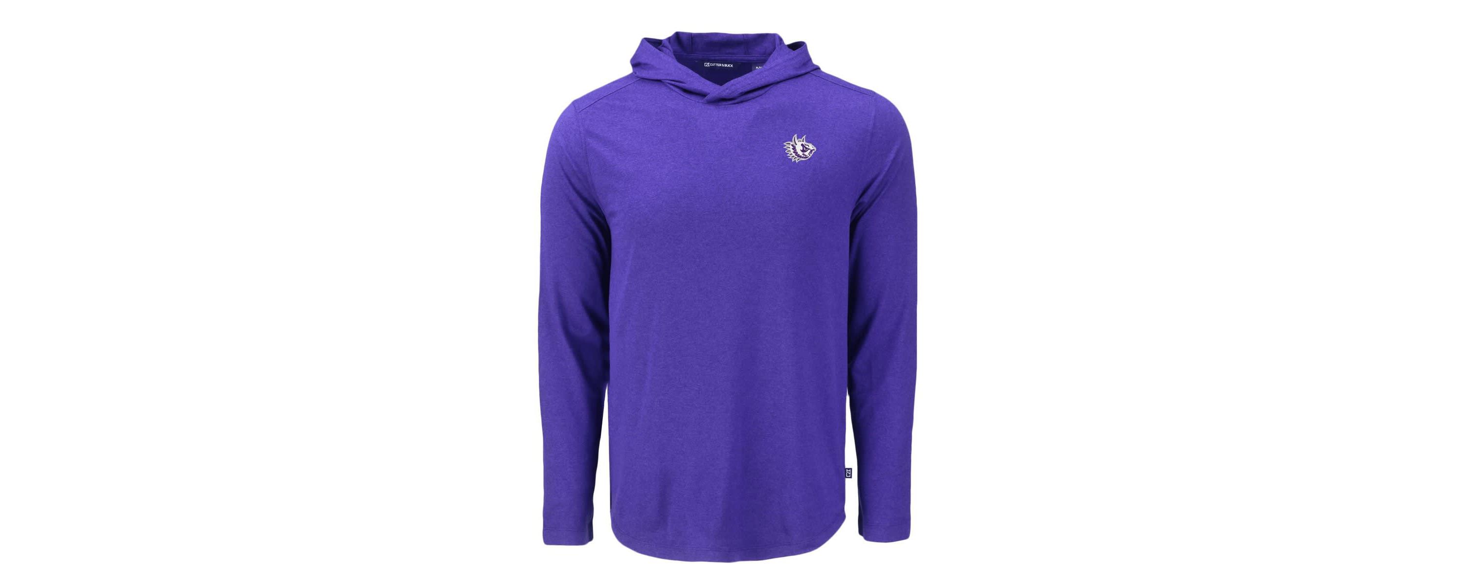 NCAA TCU Horned Frogs Coastline Epic Comfort Eco Recycled Long Sleeve Hoodie T-Shirt
