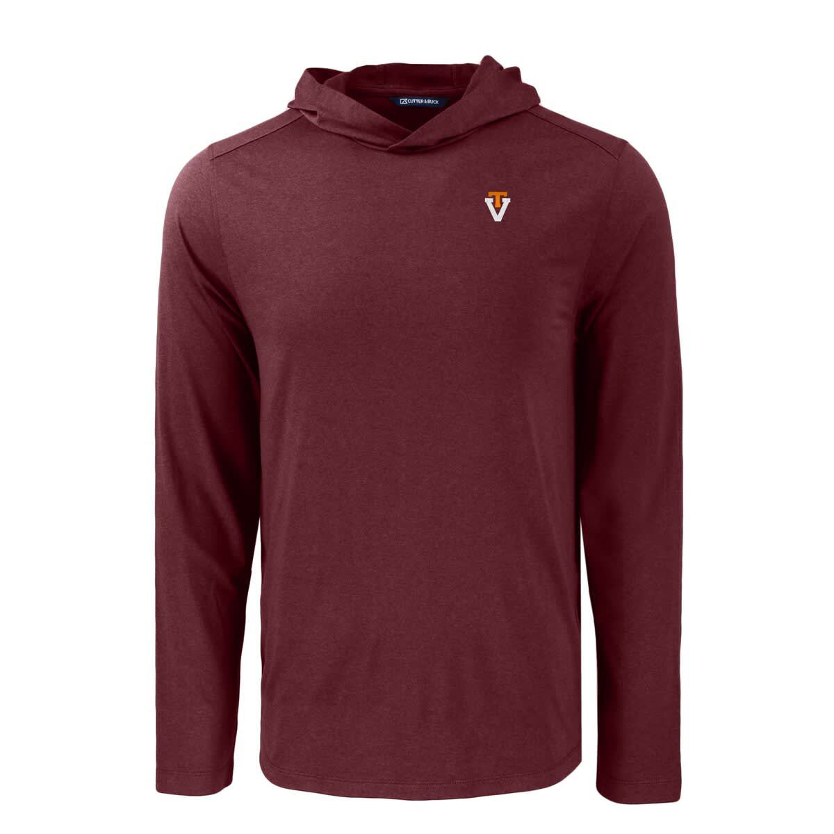 NCAA Virginia Tech Hokies Coastline Epic Comfort Eco Recycled Long Sleeve Hoodie T-Shirt