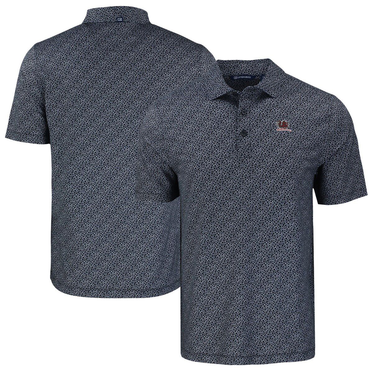 NCAA South Carolina Gamecocks Pike Eco Pebble Print Stretch Recycled Polo