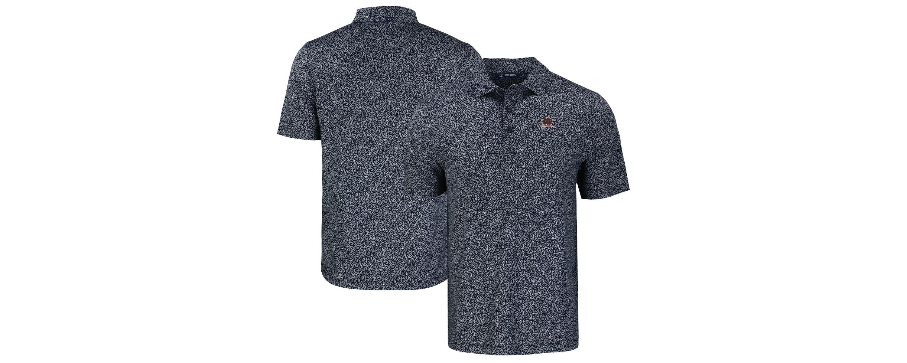 NCAA South Carolina Gamecocks Pike Eco Pebble Print Stretch Recycled Polo