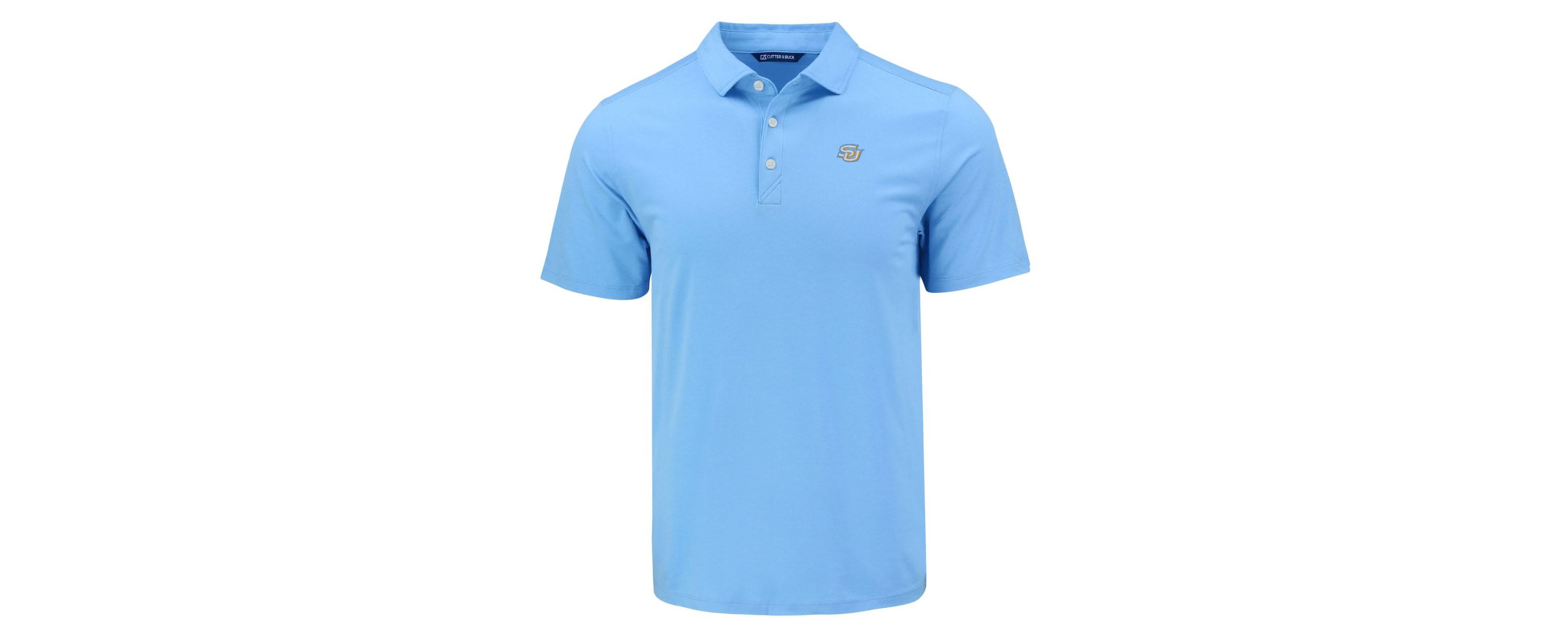 NCAA Light Southern University Jaguars Coastline Epic Comfort Eco Recycled Polo