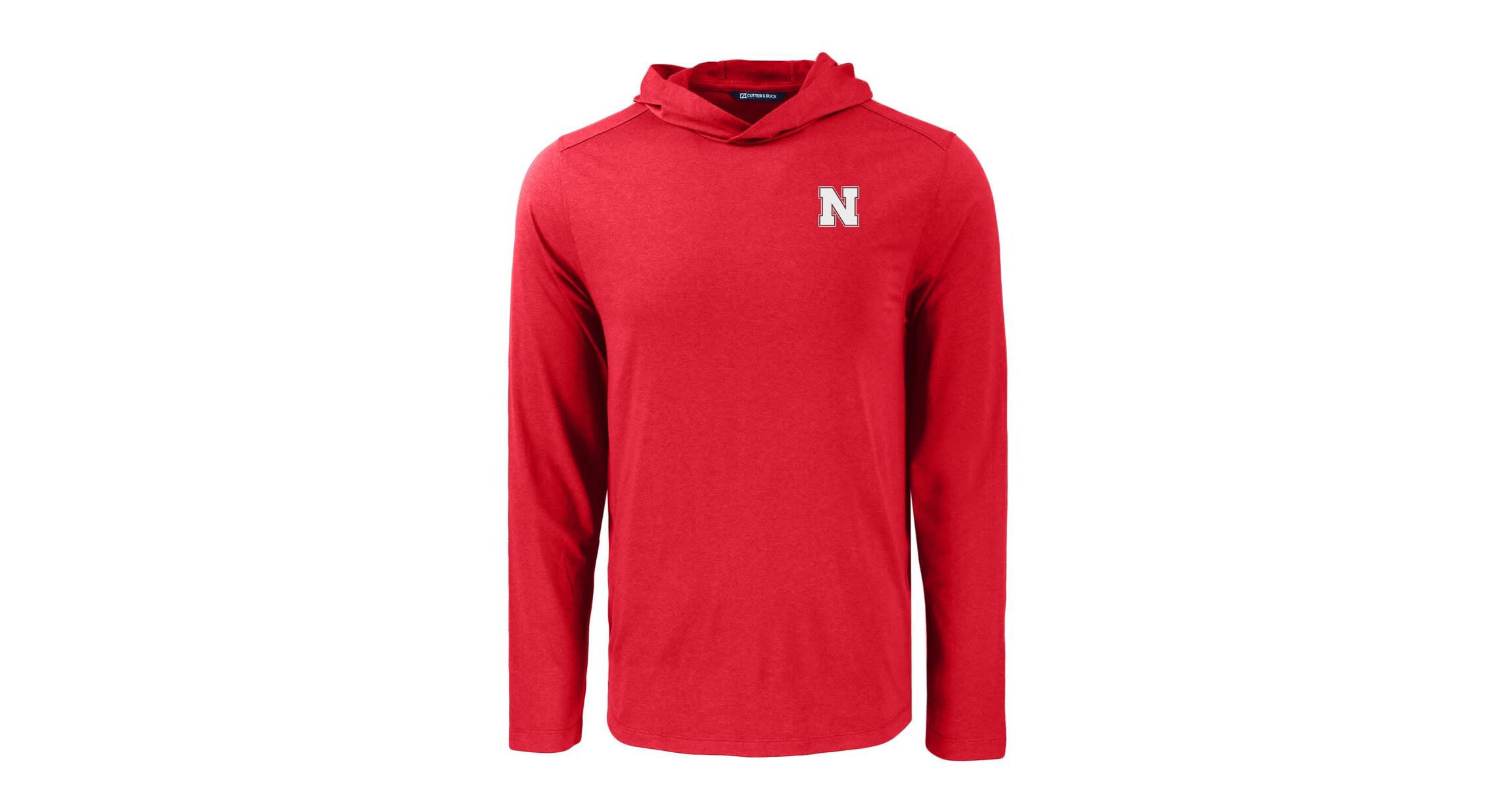NCAA Nebraska Huskers Coastline Epic Comfort Eco Recycled Long Sleeve Hoodie T-Shirt
