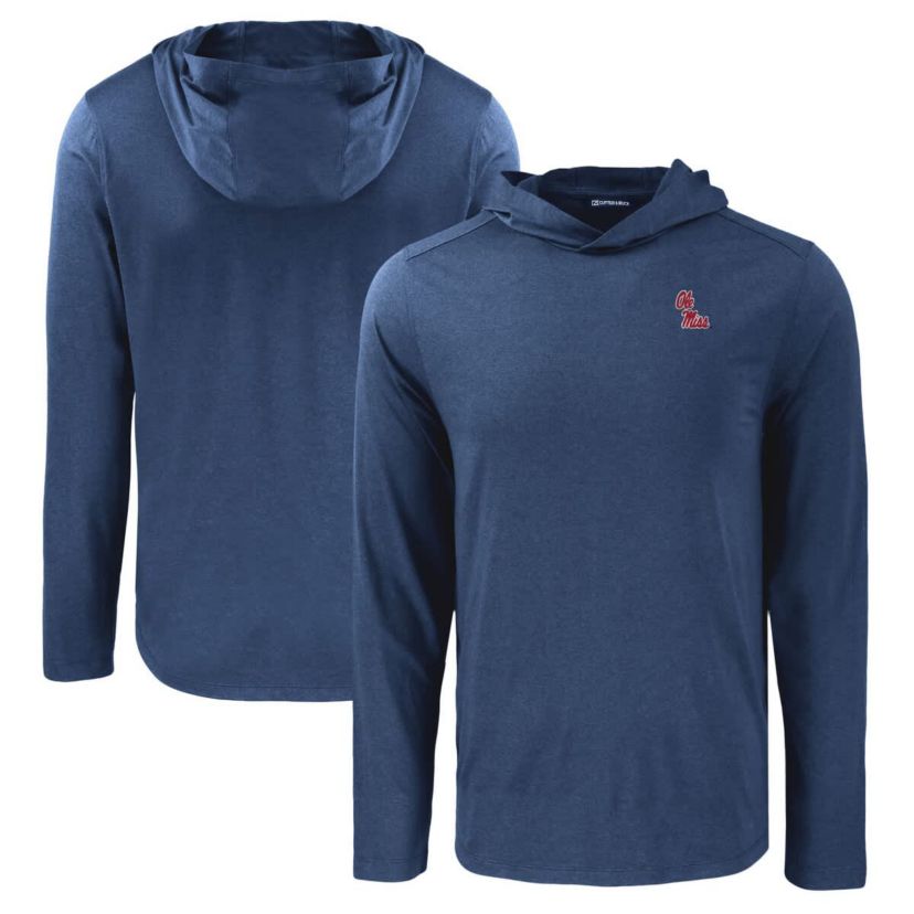 NCAA Ole Miss Rebels Coastline Epic Comfort Eco Recycled Long Sleeve Hoodie T-Shirt