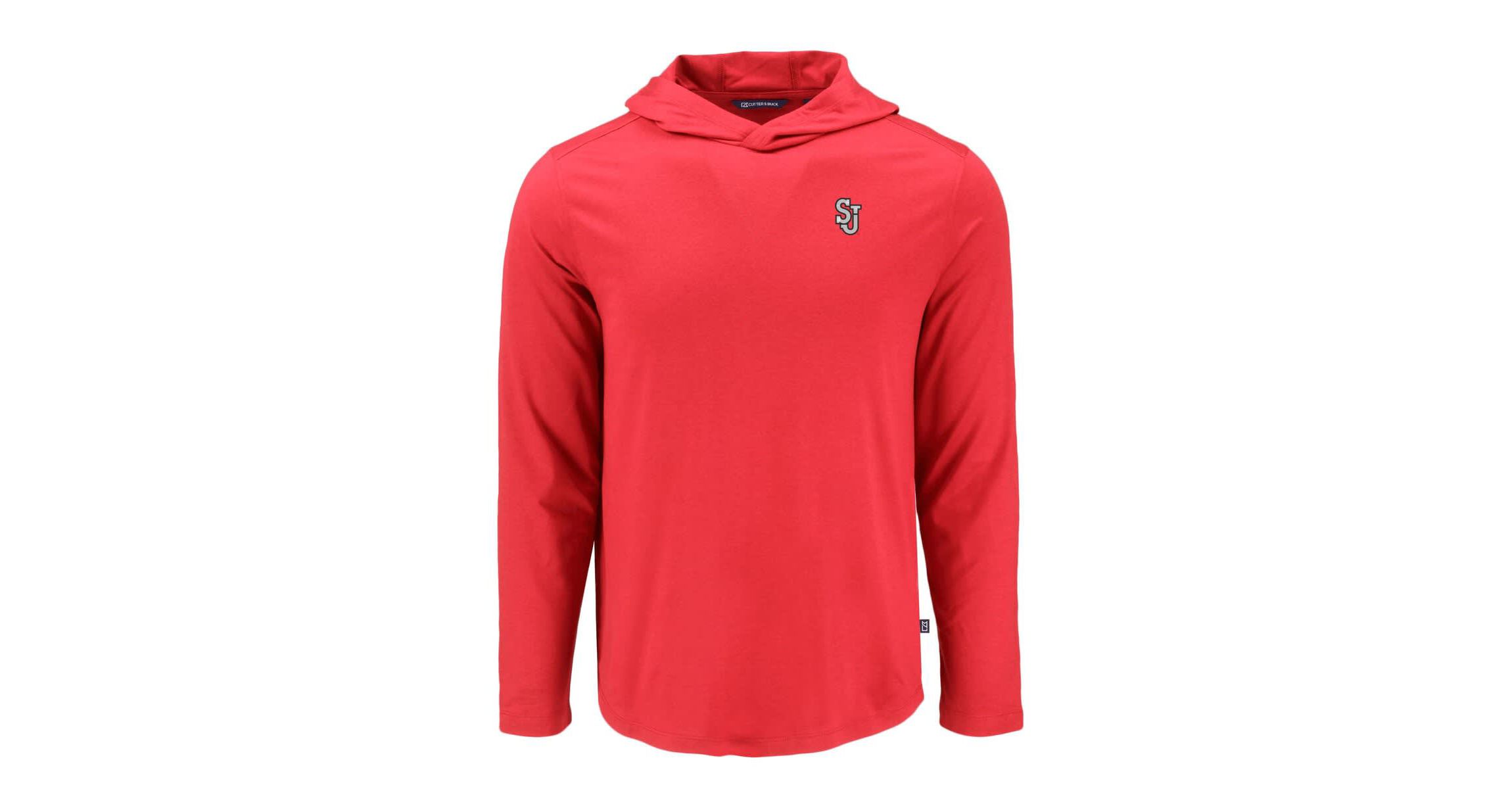 St. Johns Red Storm NCAA St. Johns Storm Coastline Epic Comfort Eco Recycled Long Sleeve Hoodie T-Shirt