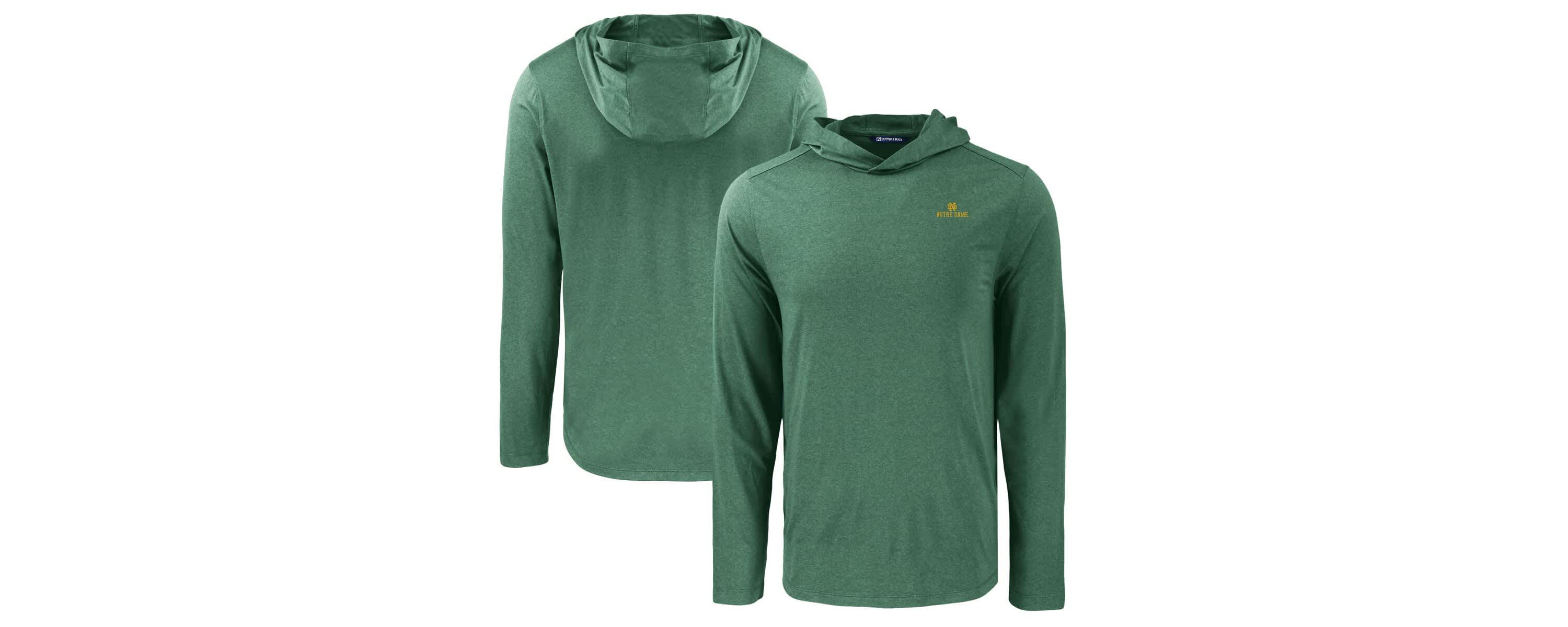 NCAA Notre Dame Fighting Irish Coastline Epic Comfort Eco Recycled Long Sleeve Hoodie T-Shirt
