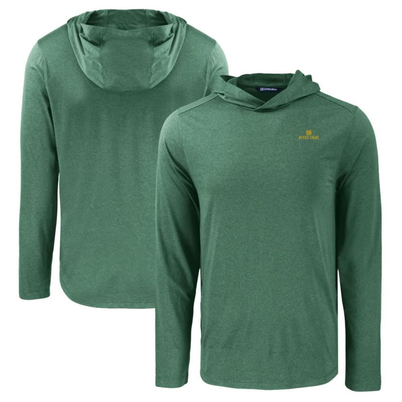 NCAA Notre Dame Fighting Irish Coastline Epic Comfort Eco Recycled Long Sleeve Hoodie T-Shirt