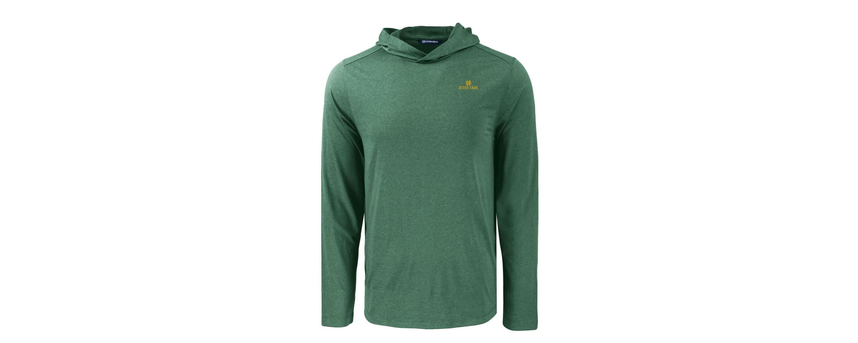 NCAA Notre Dame Fighting Irish Coastline Epic Comfort Eco Recycled Long Sleeve Hoodie T-Shirt